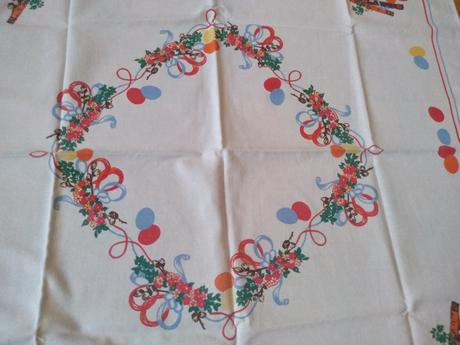 Retro veľkonočný obrus 92x 90 - 10 eur, 