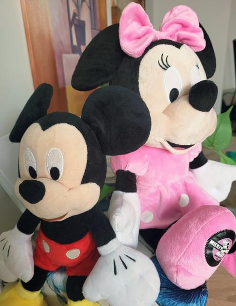 Veľká minnie 50cm a mickey 40cm,