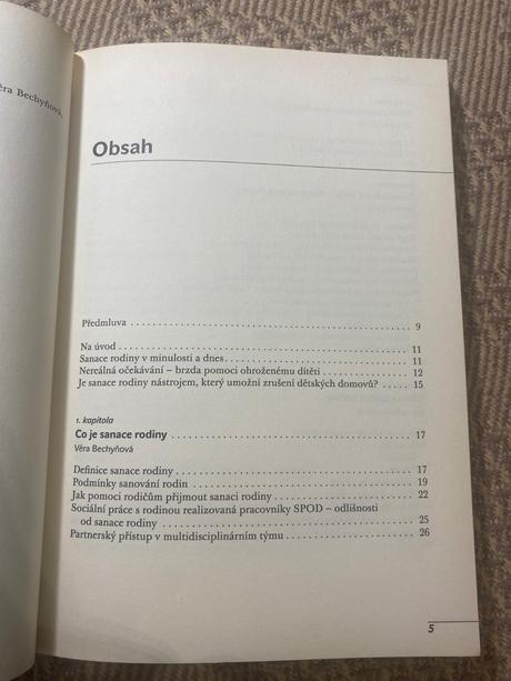 Sanace rodiny sociální práce s dysfunkčními rodina,