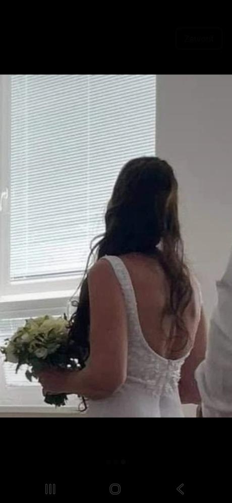 Svadobné- spoločenské šaty, s