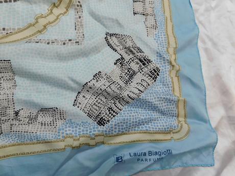 Laura biagiotti luxusna hodvabna šatka, l