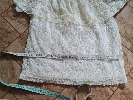 Čipkovaný top, s