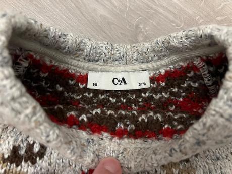 Hrubý sveter so sobíkmi 98, c&a,98