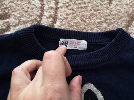 Svetrík so zajačikom, h&m,104