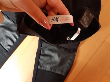 Čierne nohavice, h&m,122