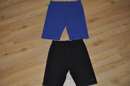 Dvojbalenie, legíny modré a čierne značky 4f, 146