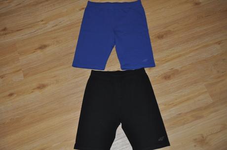 Dvojbalenie, legíny modré a čierne značky 4f, 146