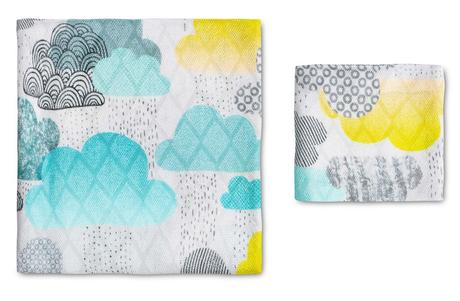 Sensillo sada bambusových plienoy obláčiky 30x30cm, 