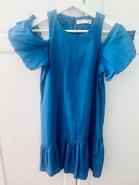 Riflové šaty, zara,152