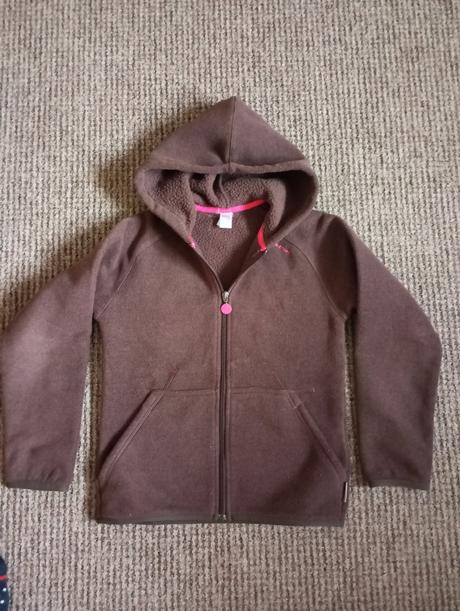 Flísová mikina, decathlon,140