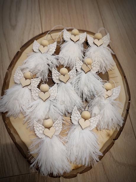 Ozdoby na stromček handmade, 