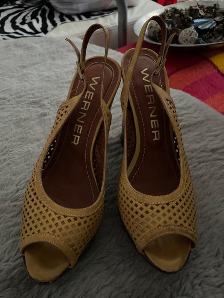 Krásne letné kožené sandalky, 38