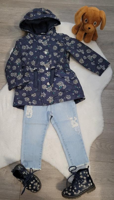 Kvietkovaná prechodná bunda f&f (18 - 24 mes.), f&f,86