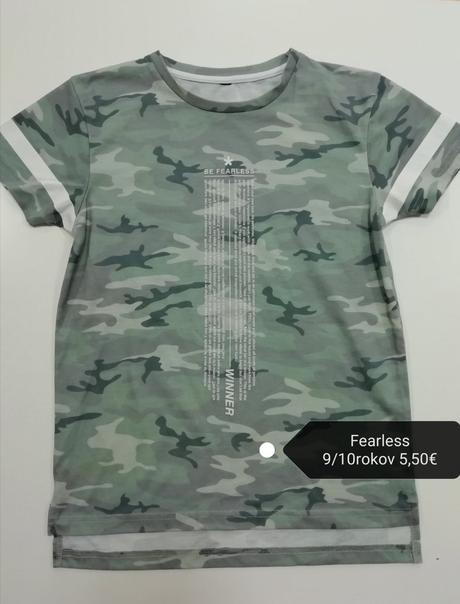 Olivové maskáčové tričko, 140