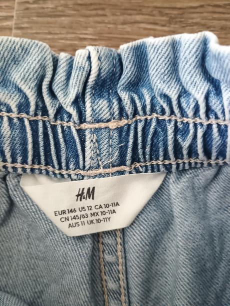 Riflové kraťasy, h&m,146