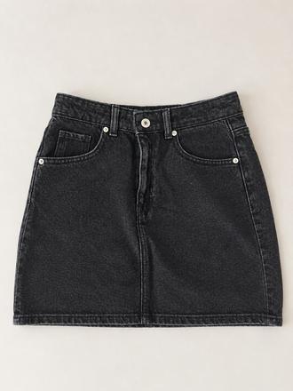 Reserved čierna rifľová sukňa, veľ. 34, reserved,34