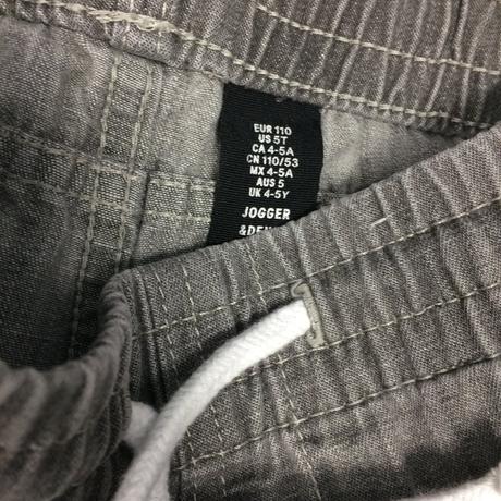 Nohavice jogger chlapčenské h&m č.110, 4-5y, h&m,110