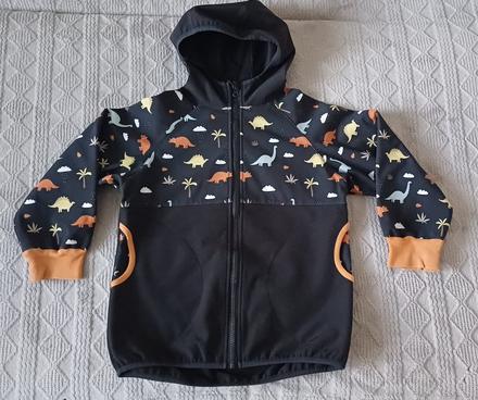 Softshellová bunda prechodná dino, 128