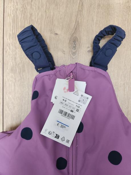 Nohavice na lyžovanie, zara,110