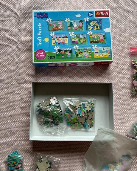 Puzzle prasiatko peppa, peppa pig,