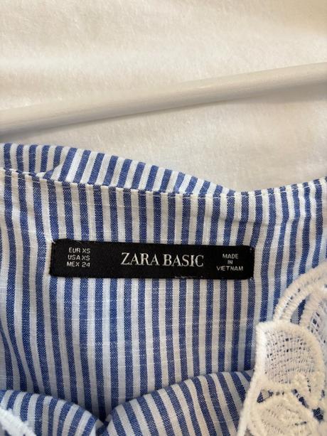Bielo-modré tielko zara, zara,xs