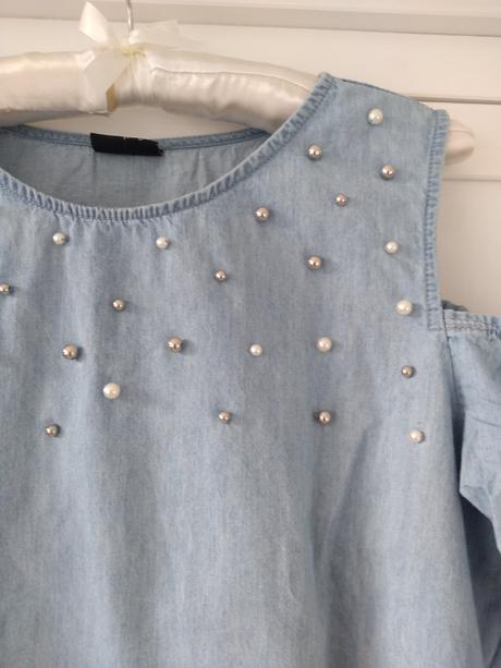 Riflová blúzka, takko,176