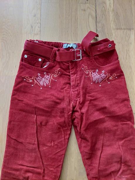 Dievčenské zateplene nohavice, 140