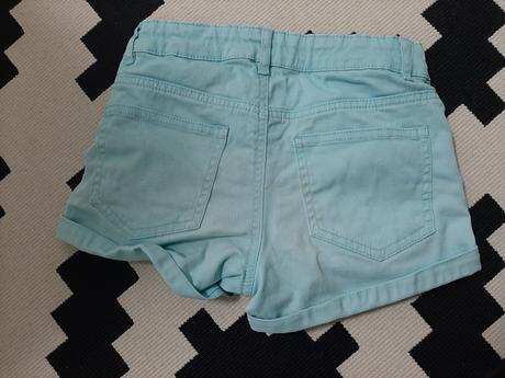 Letné kraťasky rifľového vzhľadu na 6-9r., h&m,134