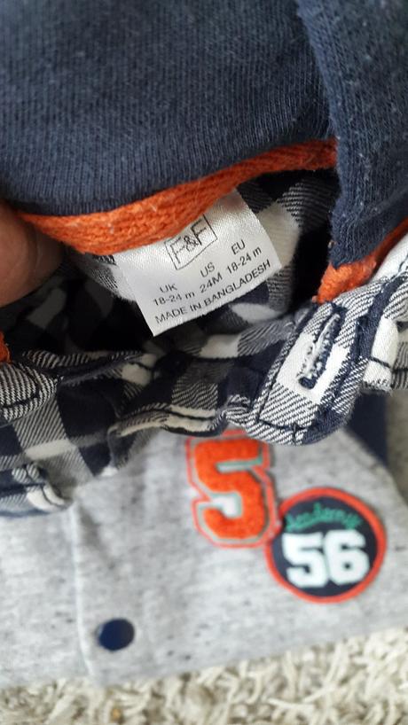 2kosela flanelka s kapucou, f&f,80