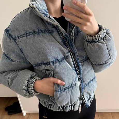 Krátka prešívaná bunda, bershka,xs