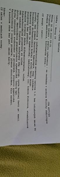 CT mozgu - vysvetlenie