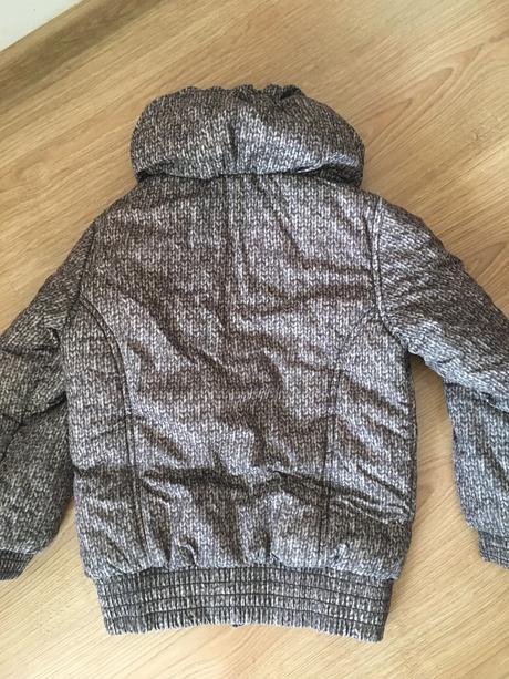 Bunda krásna tepla pre dievča, 128