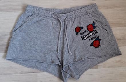 Dámske bavlnené kraťasy s nášivkou, terranova,s