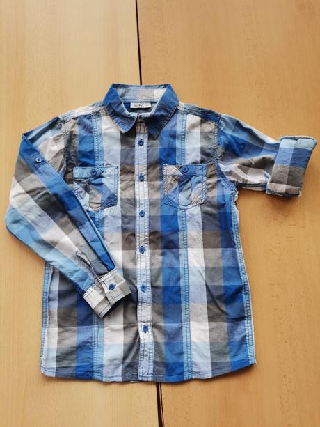 Tenká károvaná košeľa, okay,140