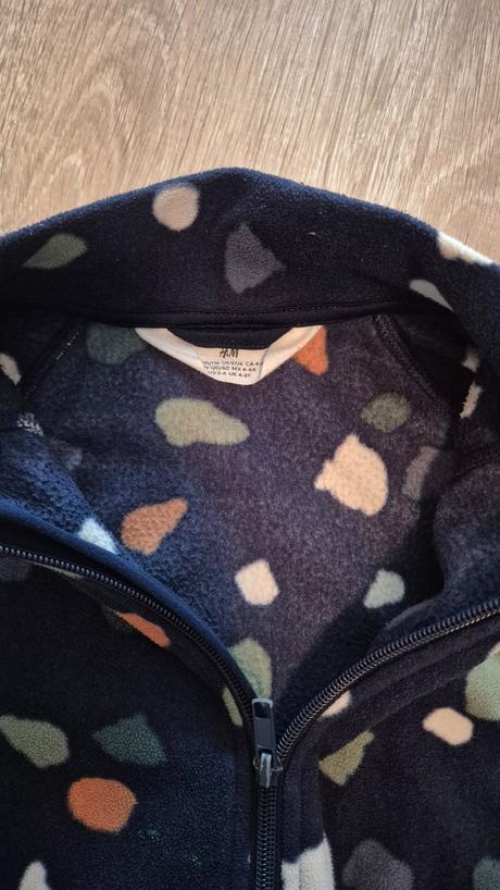 Flisova mikina 110/116, h&m,110