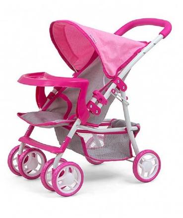 Športový kočík pre bábiky - kate prestige - ružový, 