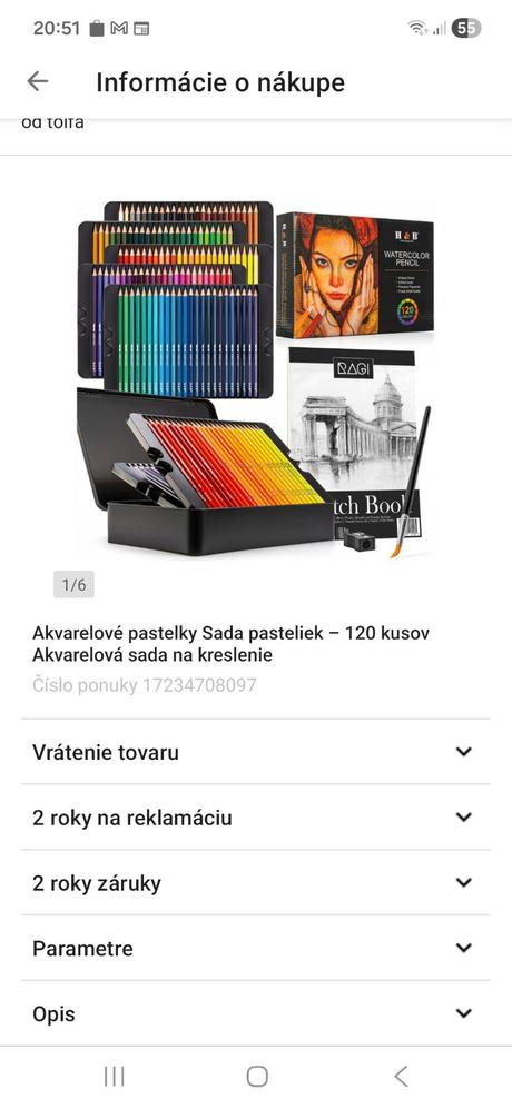 Nové aqua farbičky 120 ks, 