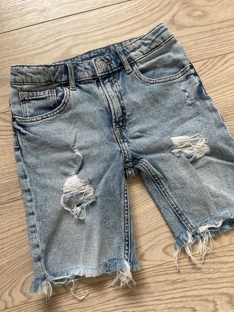 Kratke rifle, denim,128