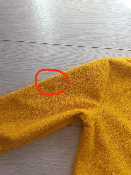 Žltá mikina, h&m,122