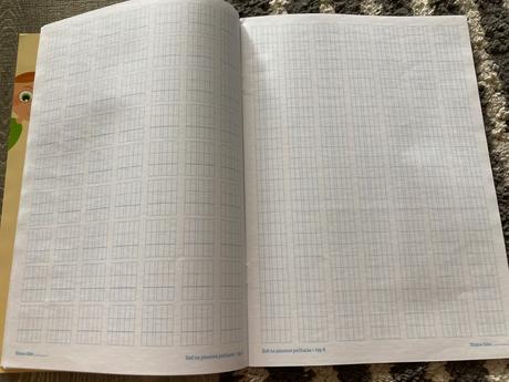 Zošit š- zošit s pracovnými listami na matematiku, 