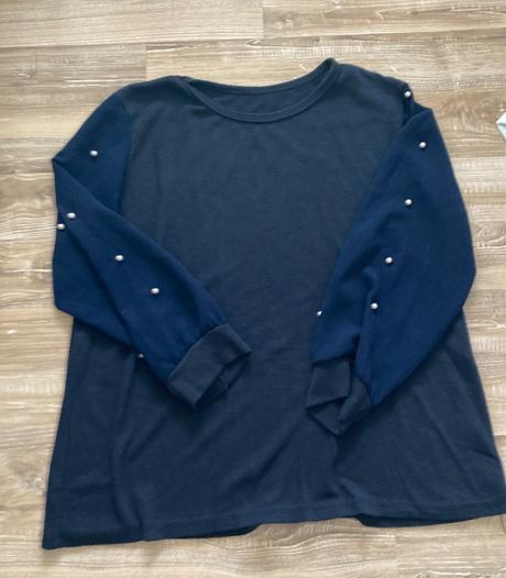 Tričko/blúzka rukávy ako na blúzke s korálkami, xl