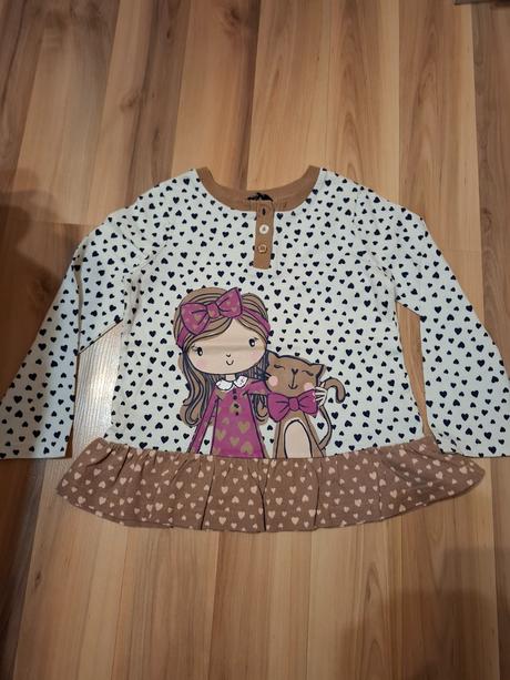 Tunika dievčatko s mačičkou, george,110
