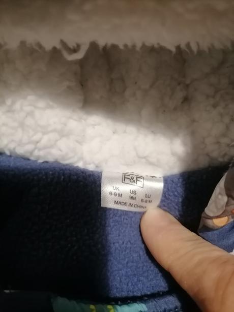 Zimny overal f&f na 6-9 mes., f&f,74