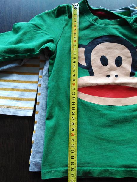 Farebné tričká, h&m,92