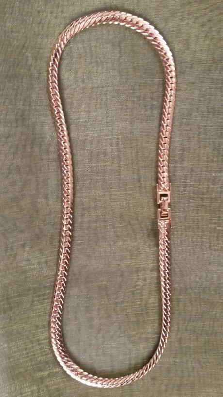 Zlaty nahrdelnik / retiazka - 42cm - unisex,