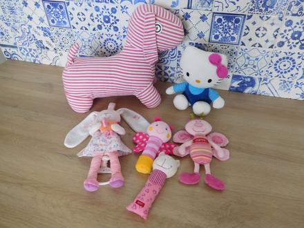 Látkové hračky pre dievčatko,, 