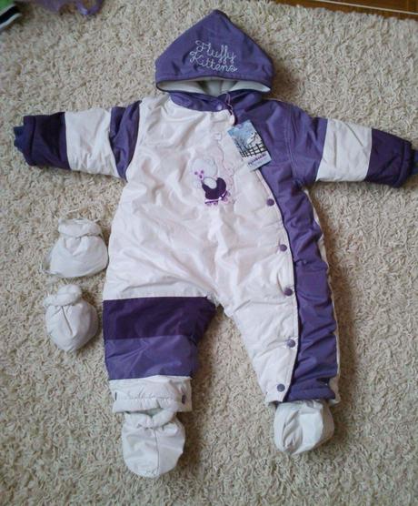 Detská veľmi teplá zimná kombinéza, 92