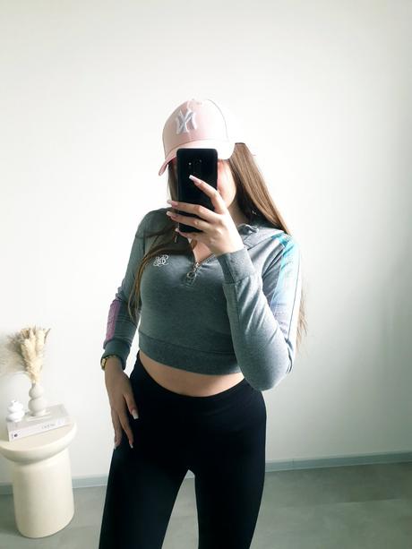 Siksilk crop mikina xs, xs