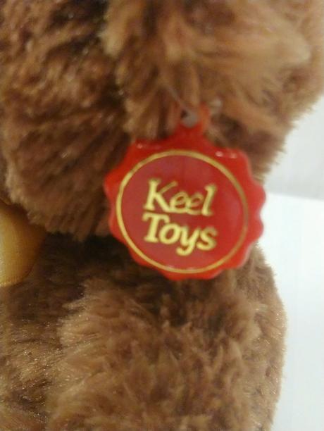 Plyšový hnedý medveď keel toys, sparkys, 15 cm, 