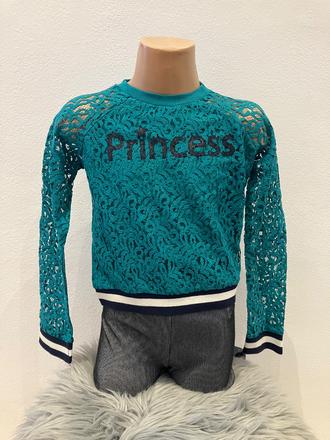 Dievčenské čipkované tričko lola liza (104), 104